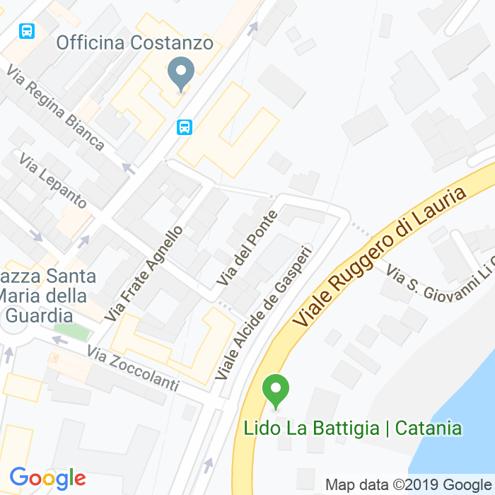 CAP di Via Del Ponte a Catania