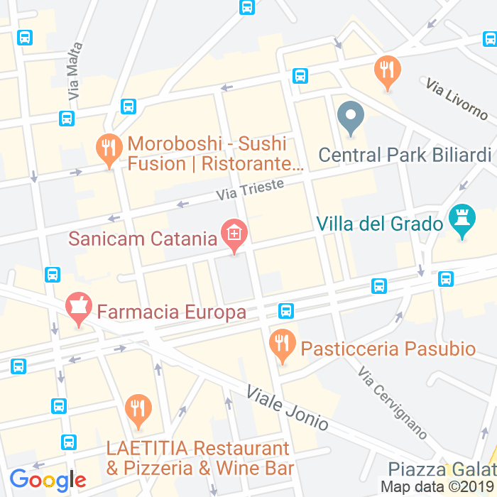 CAP di Via Pola a Catania