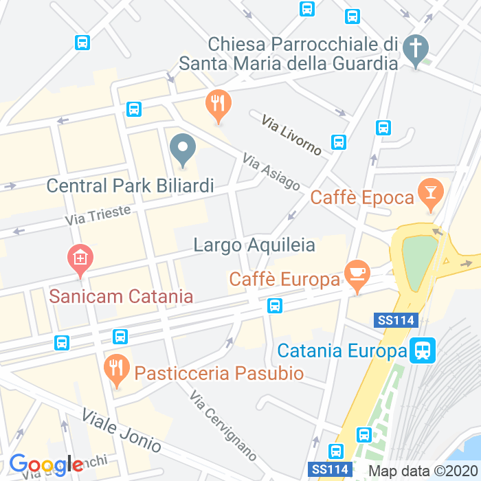 CAP di Via Teramo a Catania