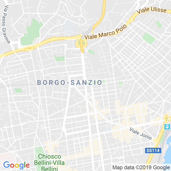 CAP di Via Vincenzo Giuffrida a Catania