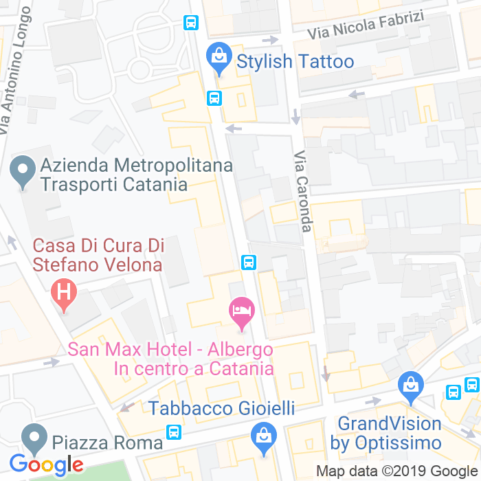 CAP di Via Della Mercede a Catania