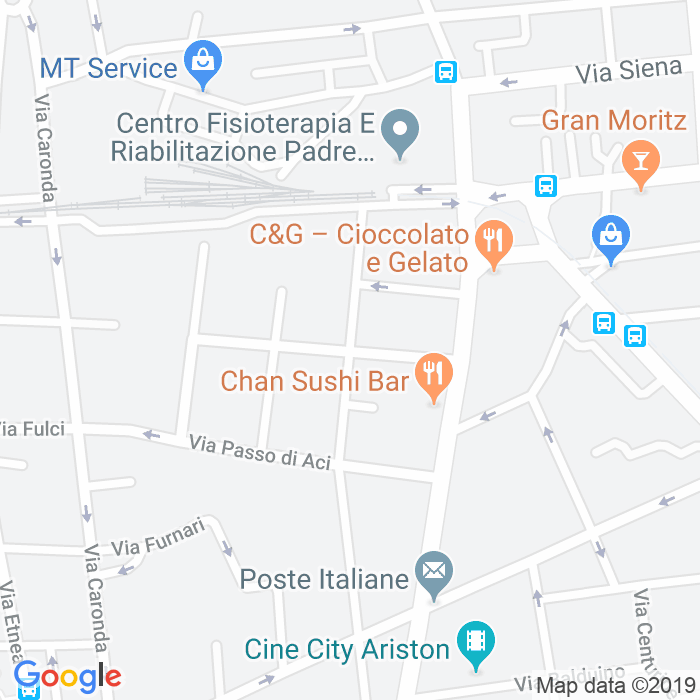 CAP di Via Proserpina a Catania