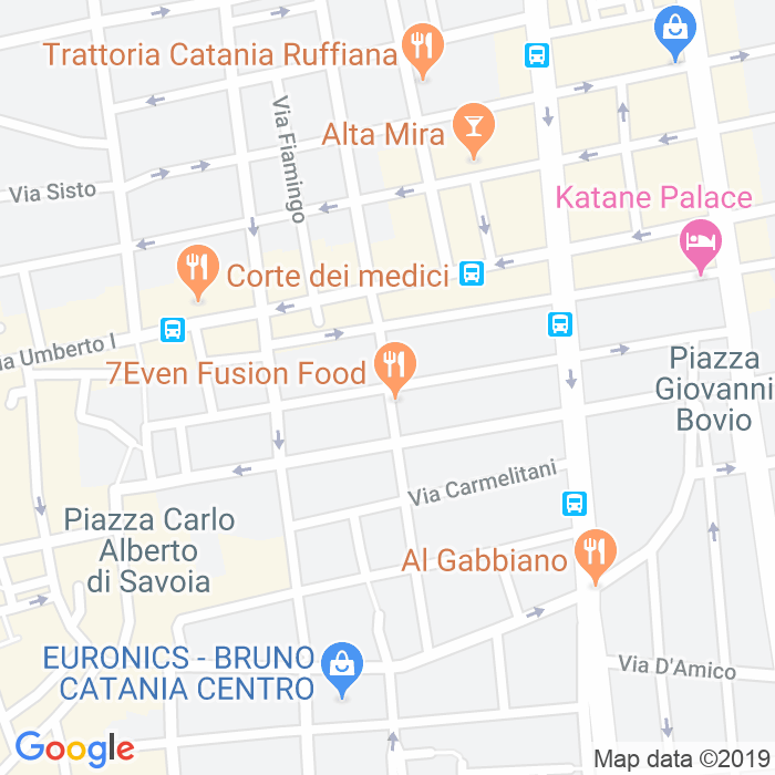 CAP di Via Luigi Capuana a Catania