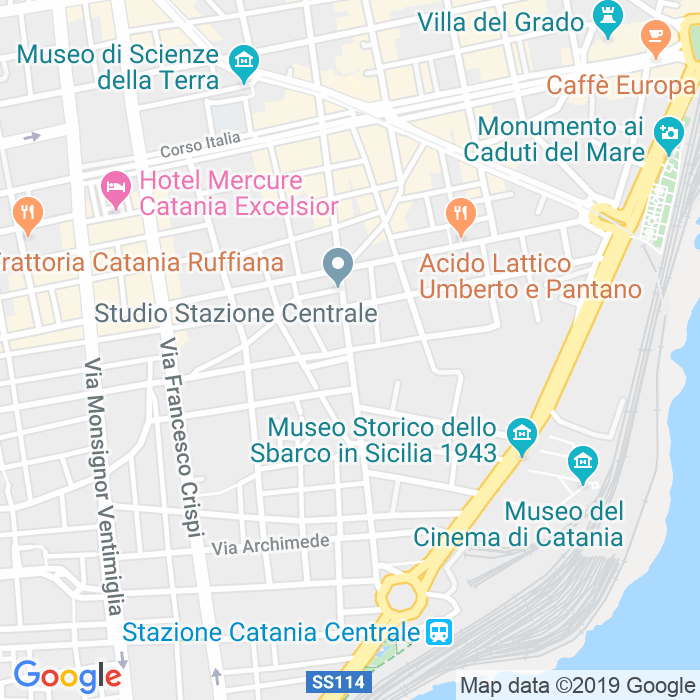 CAP di Via Pietro Mascagni a Catania