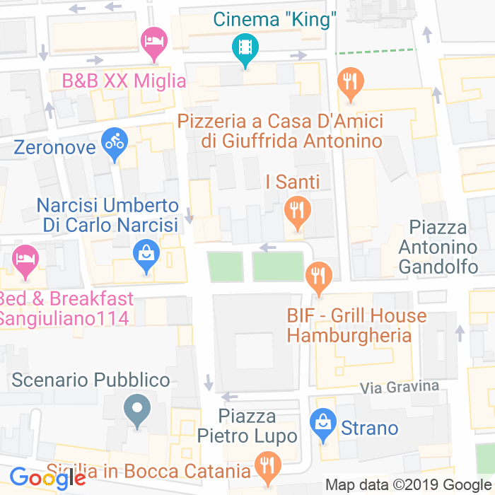 CAP di Piazza Angelo Maiorana a Catania