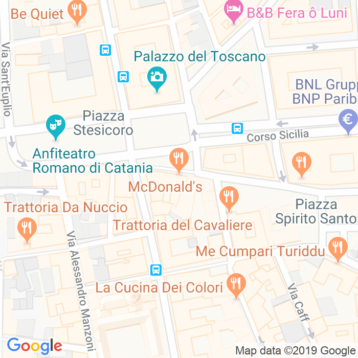 CAP di Piazza Delle Guardie a Catania