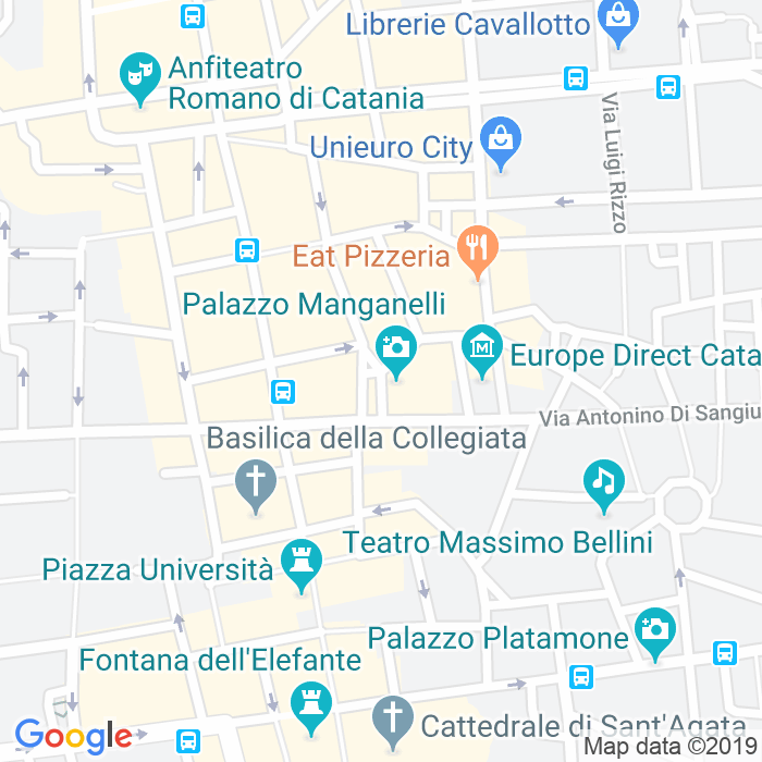 CAP di Piazza Manganelli a Catania