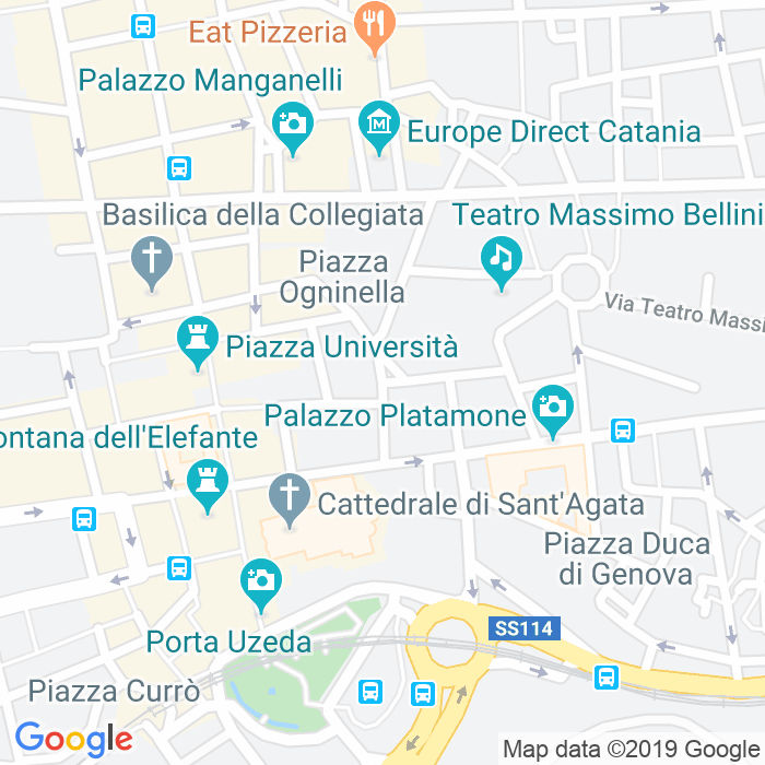 CAP di Piazza Scammacca a Catania