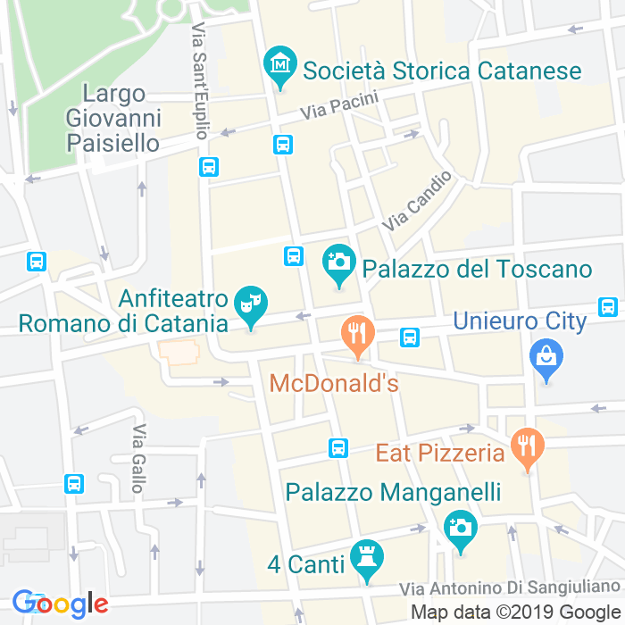 CAP di Piazza Stesicoro a Catania