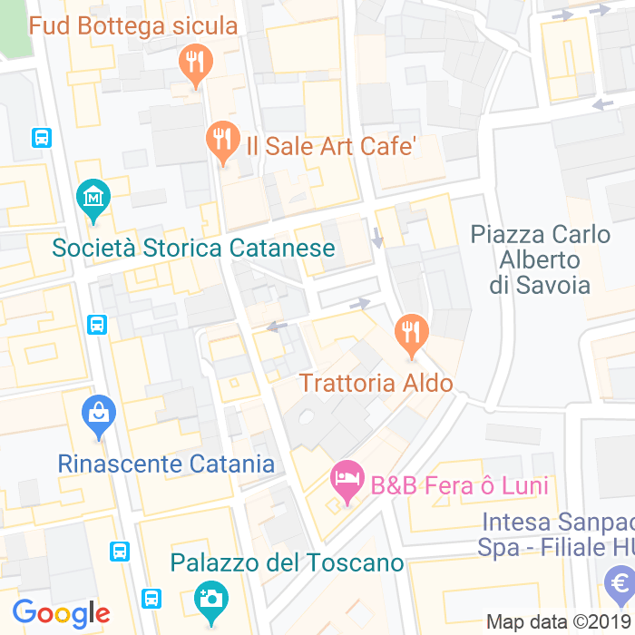CAP di Via Andrea Viglia a Catania