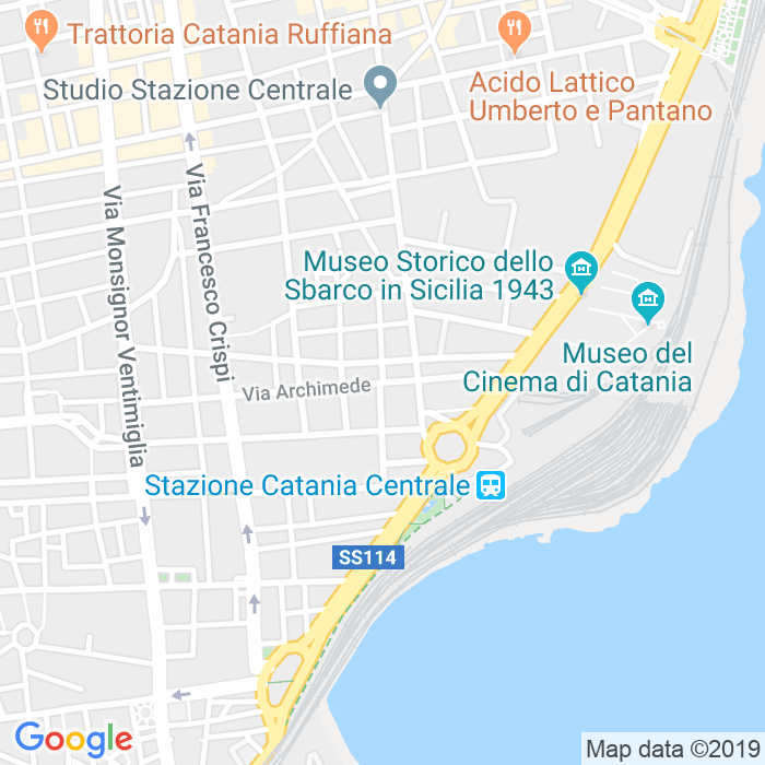 CAP di Via Archimede a Catania