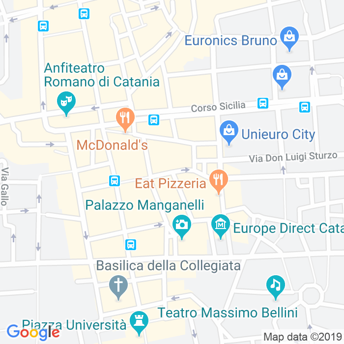 CAP di Via Caff a Catania