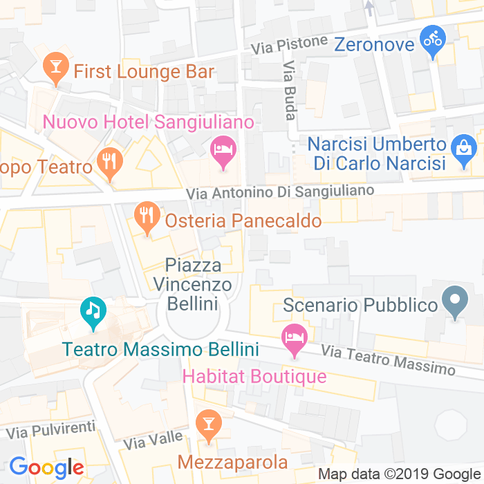 CAP di Via Casa Del Mutilato a Catania