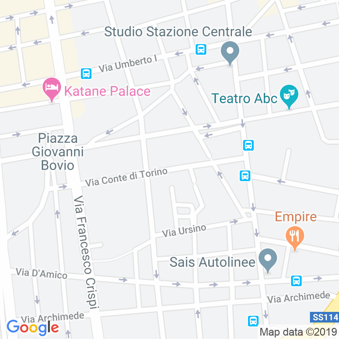 CAP di Via Conte Di Torino a Catania