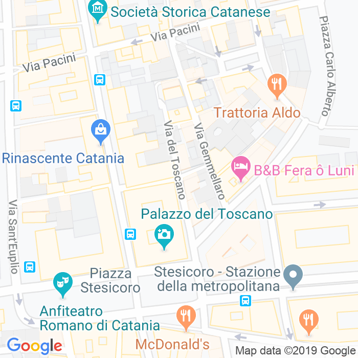 CAP di Via Costarelli a Catania
