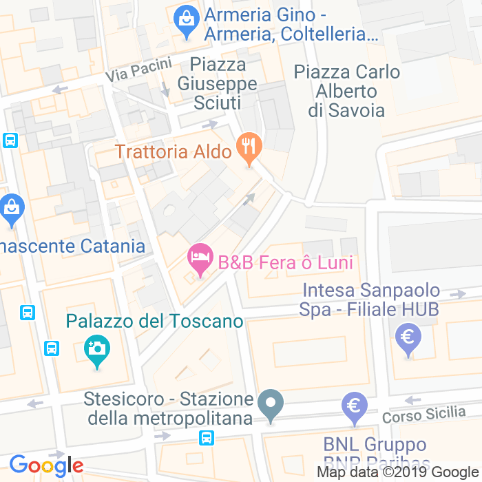CAP di Via Di Bartolo a Catania