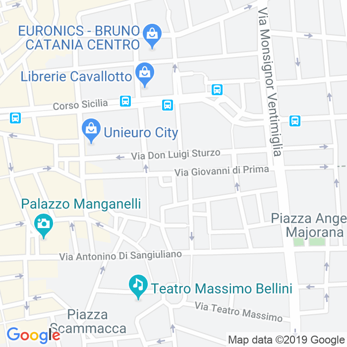 CAP di Via Giovanni Di Prima a Catania