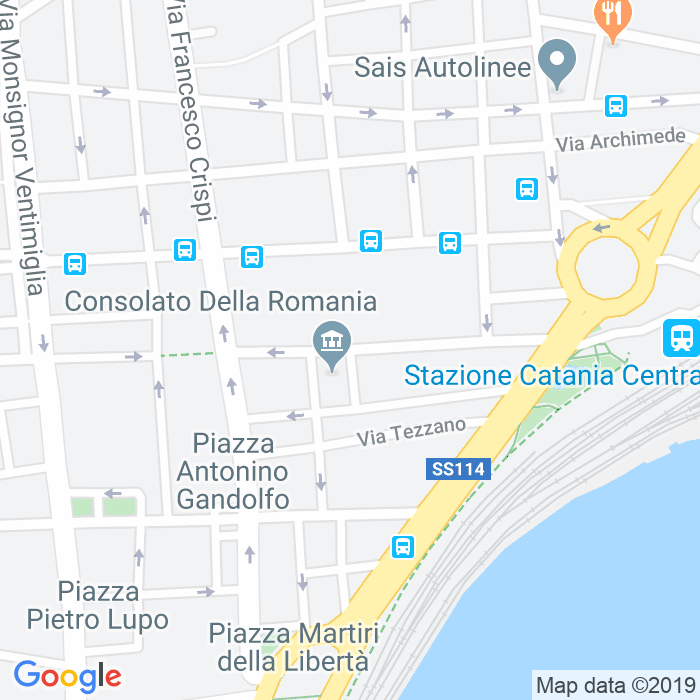 CAP di Via Misterbianco a Catania