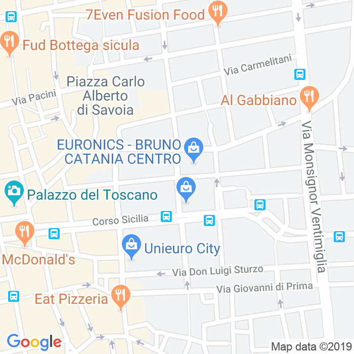 CAP di Via Teocrito a Catania