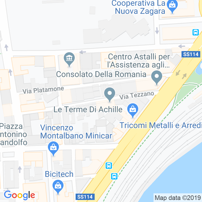 CAP di Via Tezzano a Catania