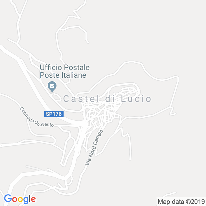 CAP di Castel Di Lucio in Messina