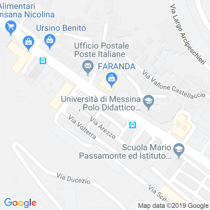 CAP di Largo Cortona a Messina