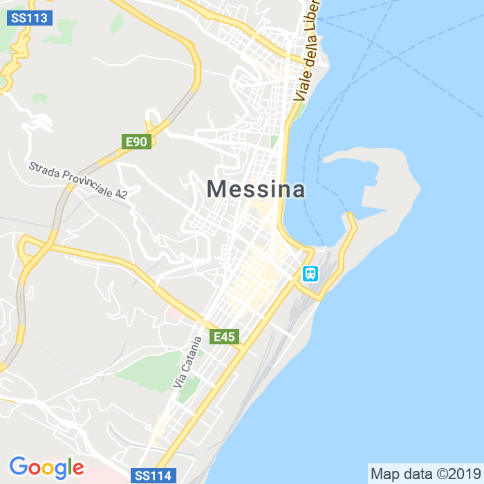 CAP di Piazza Francesco Maurolico a Messina