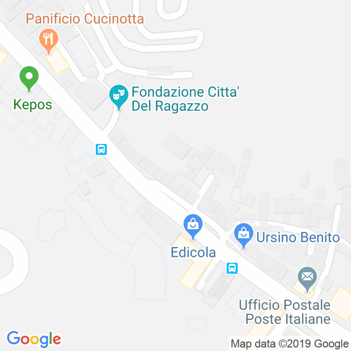 CAP di Via Antonio Scoppa a Messina