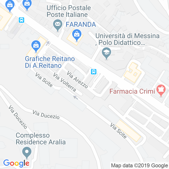 CAP di Via Arezzo a Messina