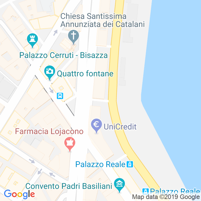 CAP di Via Emanuele Pancaldo a Messina