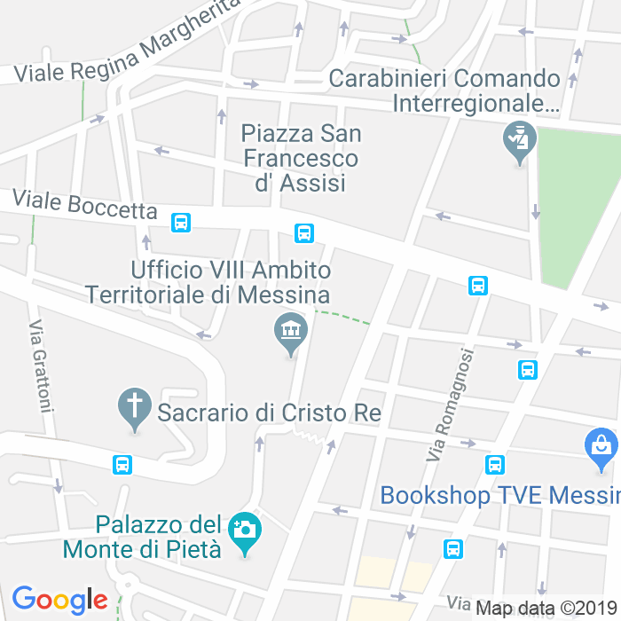 CAP di Via Monsignore Francesco Bruno a Messina