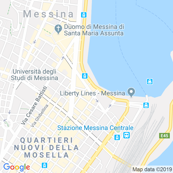 CAP di Via Primo Settembre a Messina