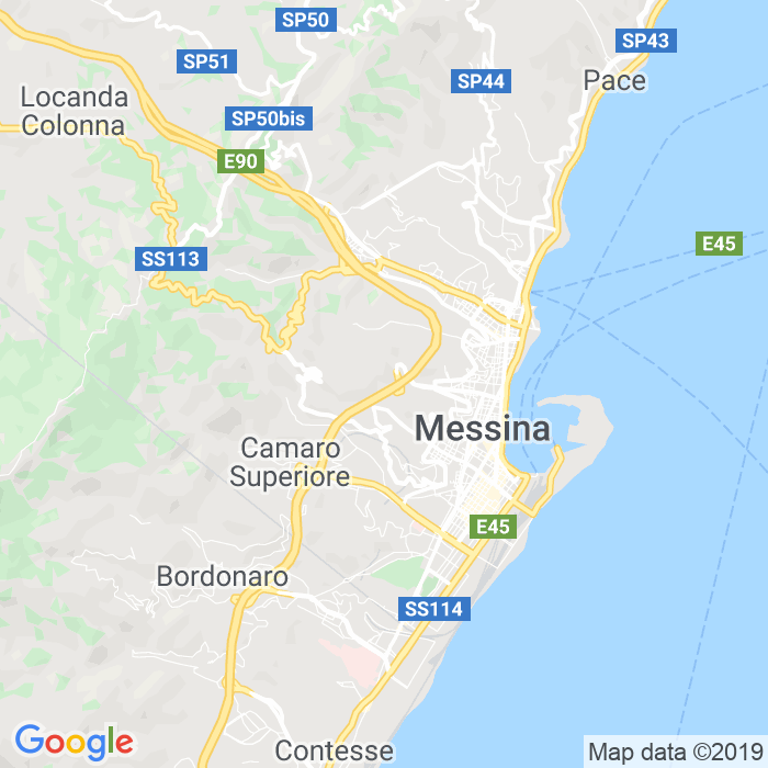 CAP di Via Sieve a Messina