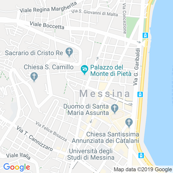 CAP di Via Ventiquattro Maggio a Messina