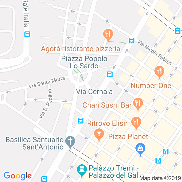 CAP di Via Cernaia a Messina