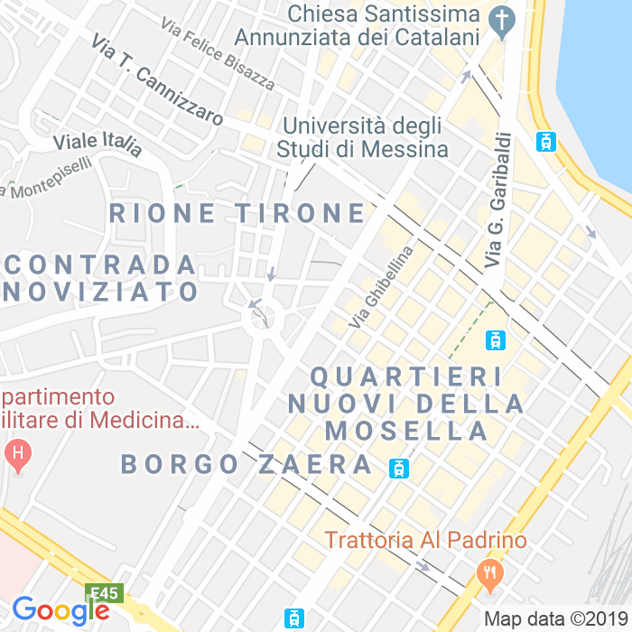 CAP di Via Cesare Battisti a Messina