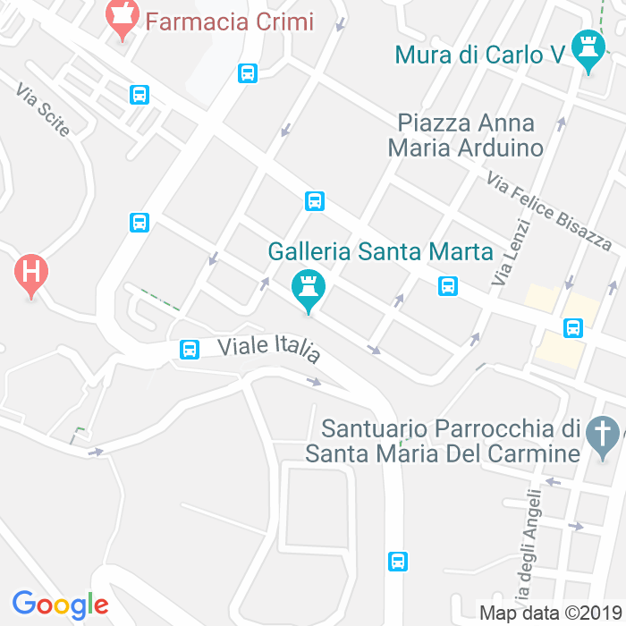 CAP di Via Giovanni Pascoli a Messina
