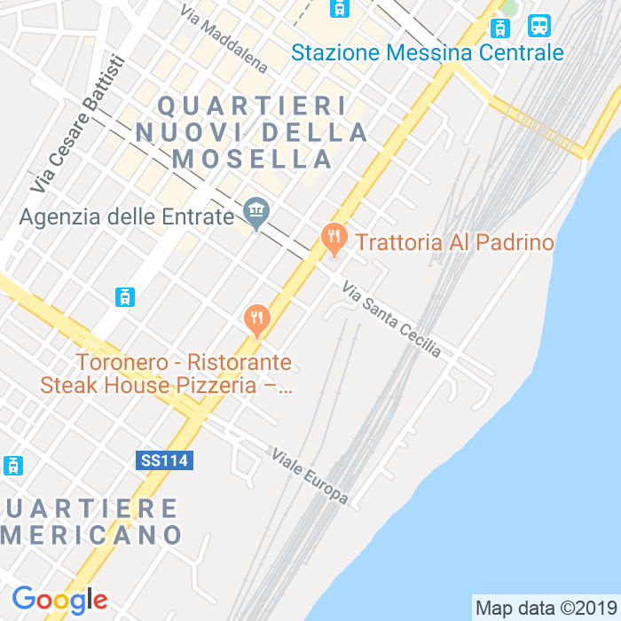 CAP di Via Industriale a Messina