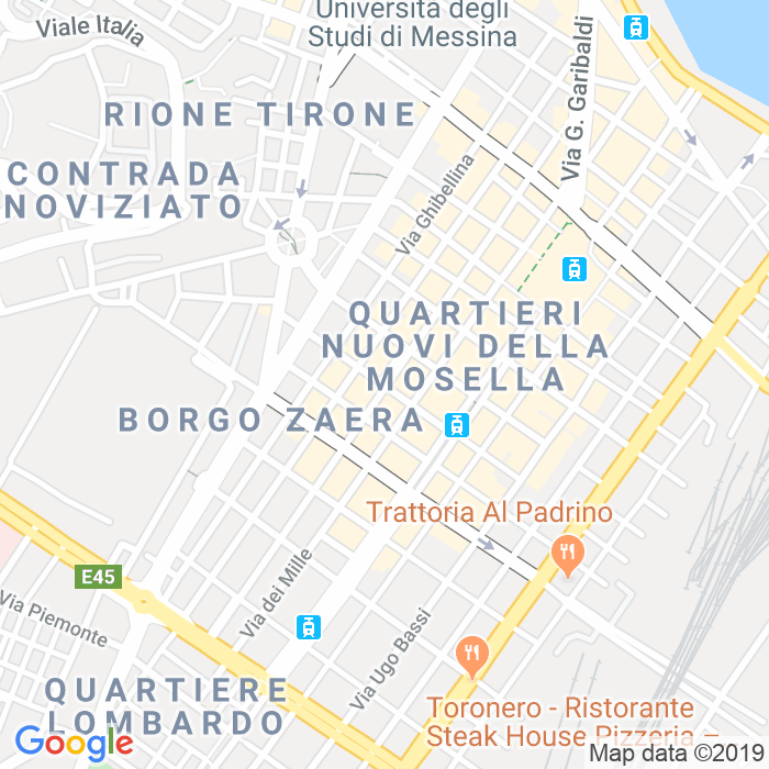 CAP di Via Risorgimento a Messina