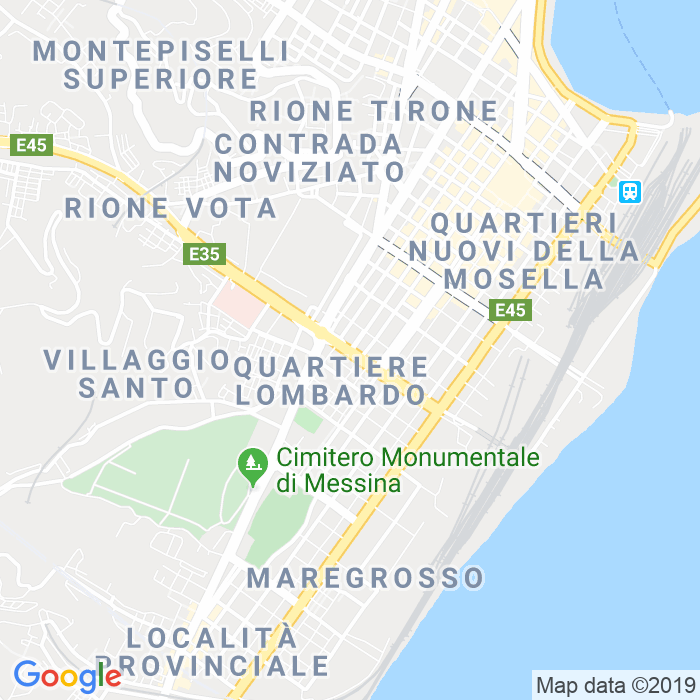 CAP di Viale Europa a Messina