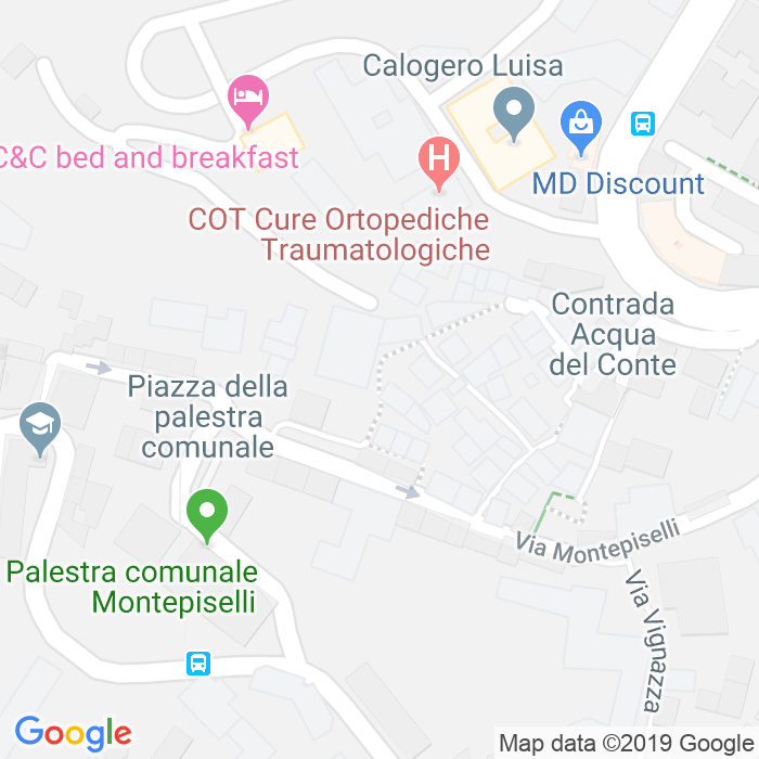 CAP di Contrada Acqua Del Conte a Messina