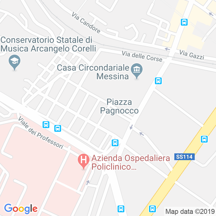 CAP di Piazza Pagnocco a Messina