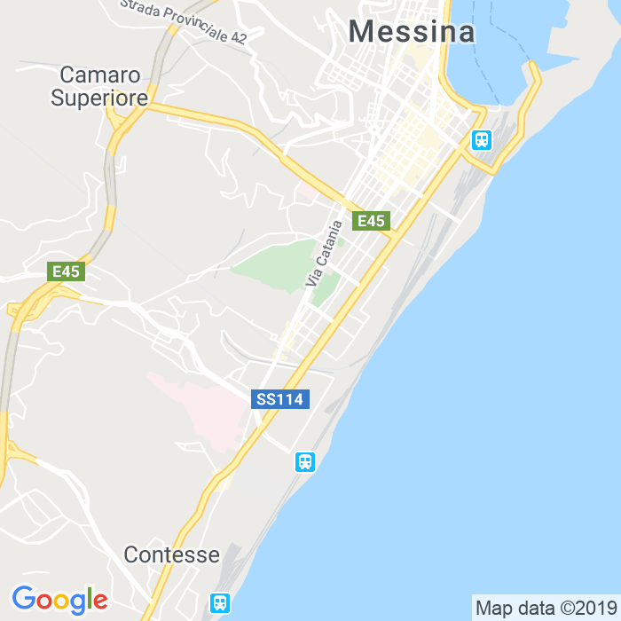 CAP di Via 041 G a Messina