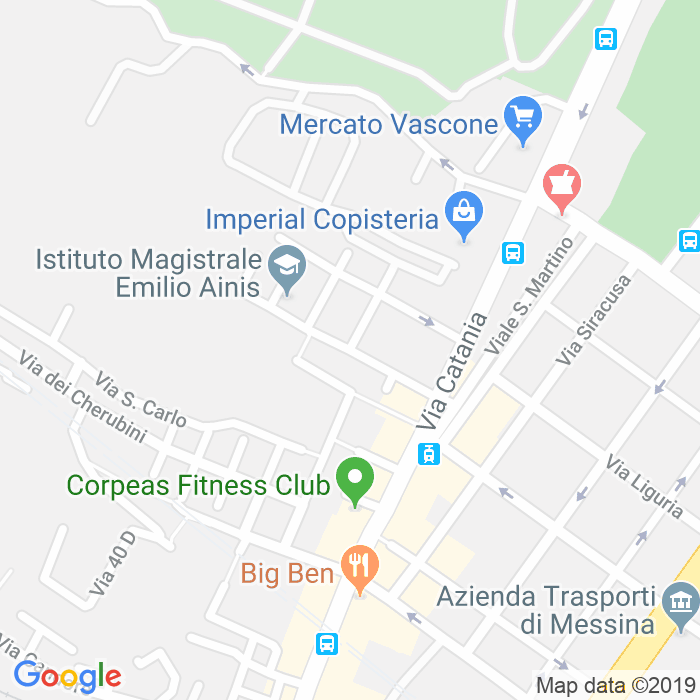 CAP di Via Antonio D'Amato a Messina