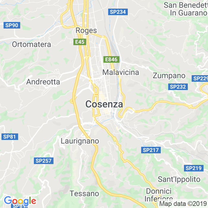 CAP di Via Cosenza a Messina