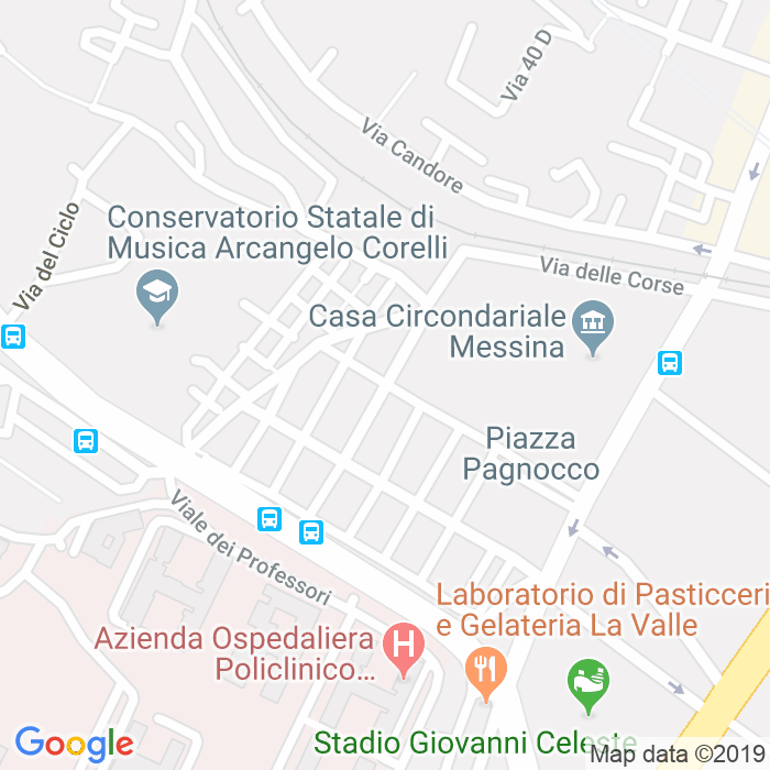 CAP di Via Domenico Altomonte a Messina