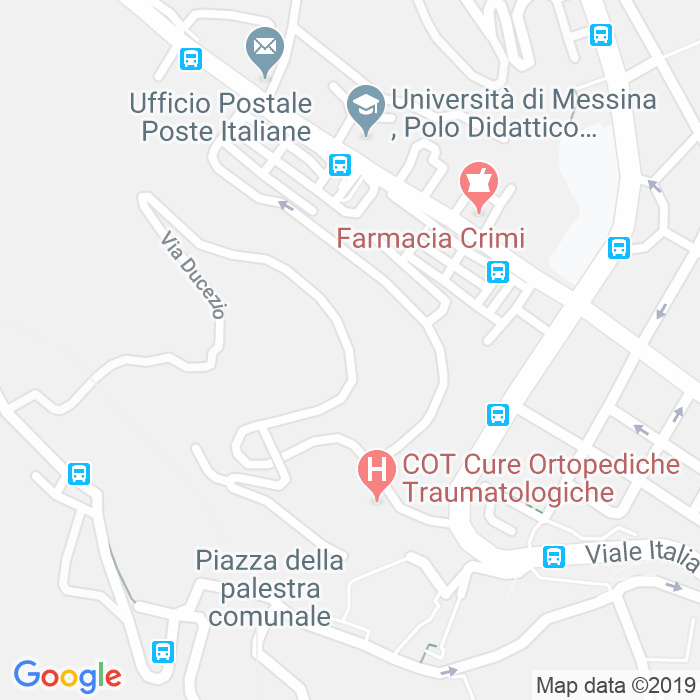 CAP di Via Ducezio Parco Mira a Messina