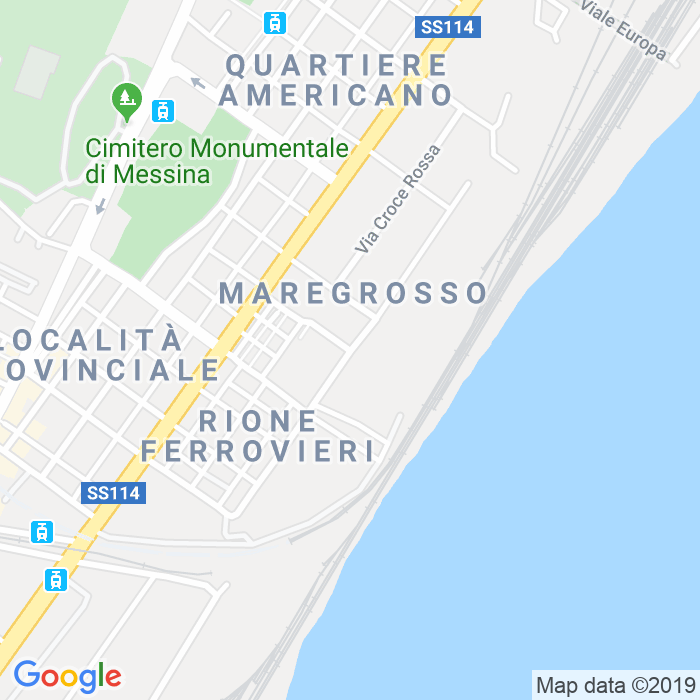 CAP di Via Maregrosso a Messina