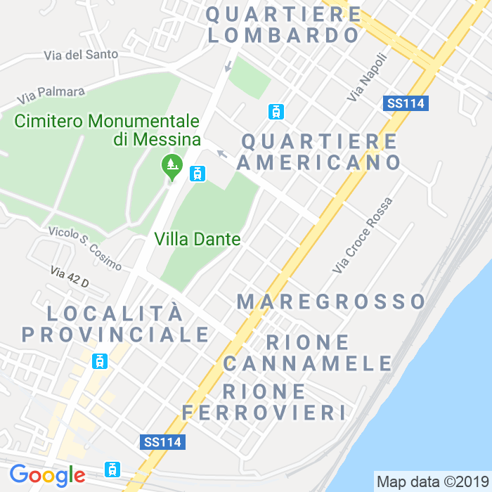 CAP di Via Napoli a Messina