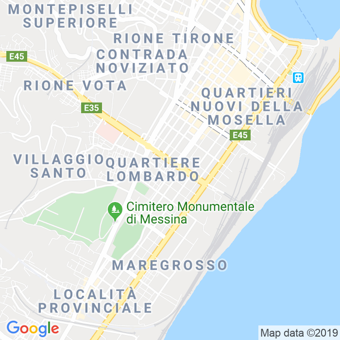 CAP di Via San Bacchillo a Messina